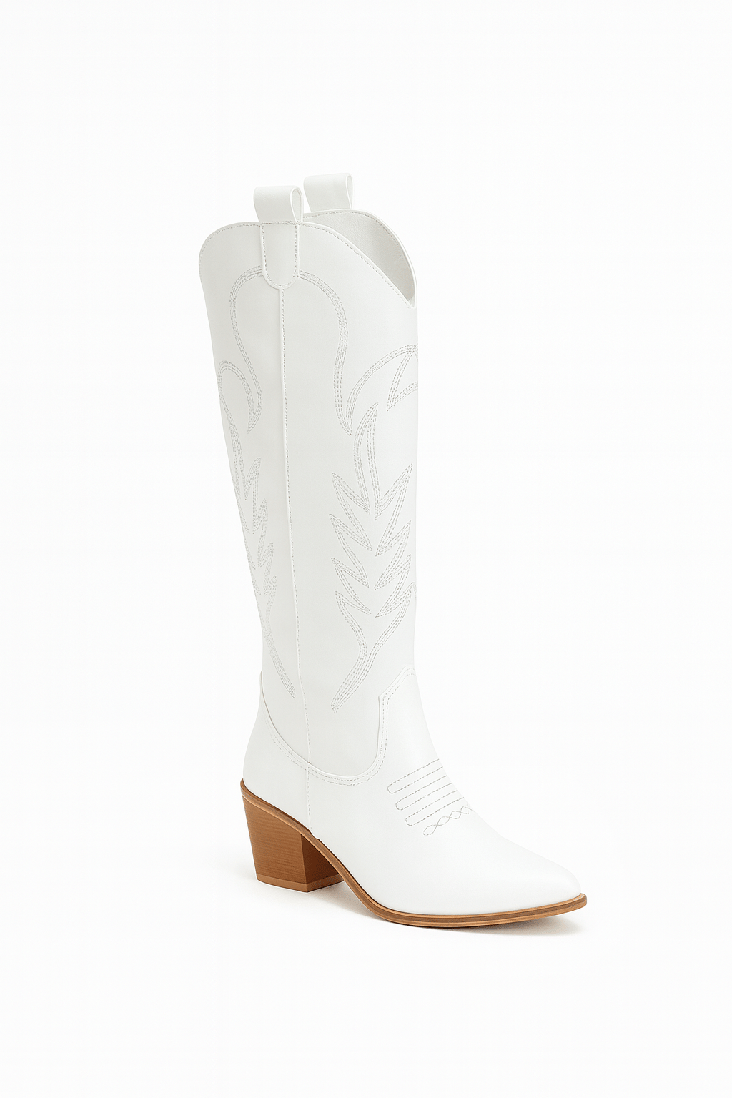 Misty Cowboy Long Boot White - Cowboy Çizme