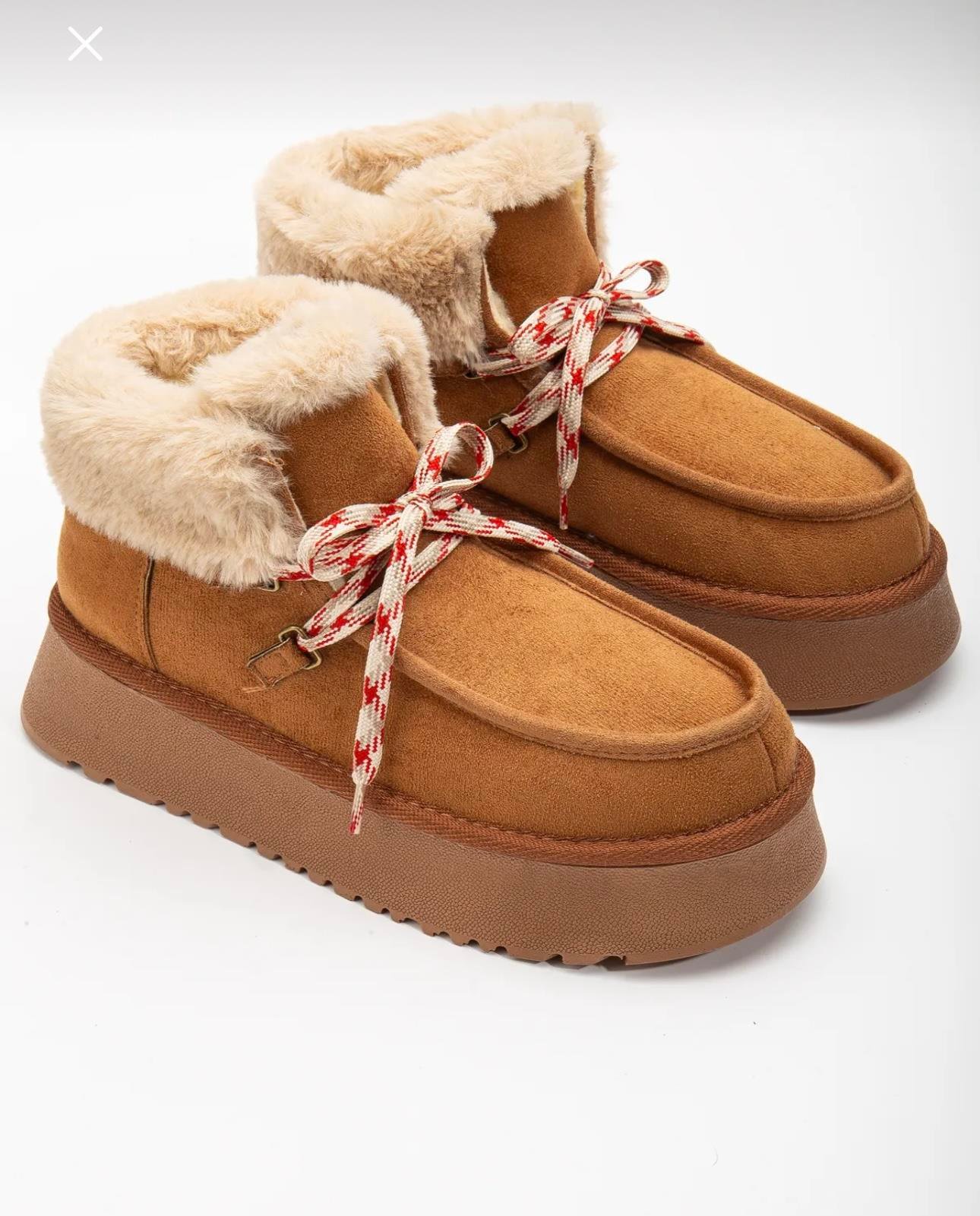 Jacob Kürklü Bot Kahverengi - ANKLE BOOTS