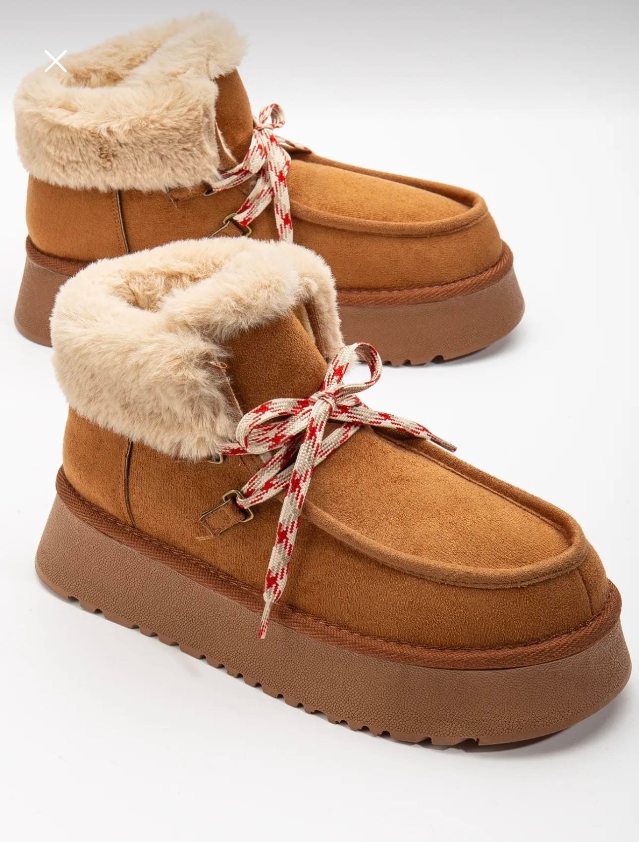 Jacob Kürklü Bot Kahverengi - ANKLE BOOTS