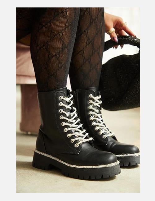 Jenkins Bot Siyah - WOMAN SHOES