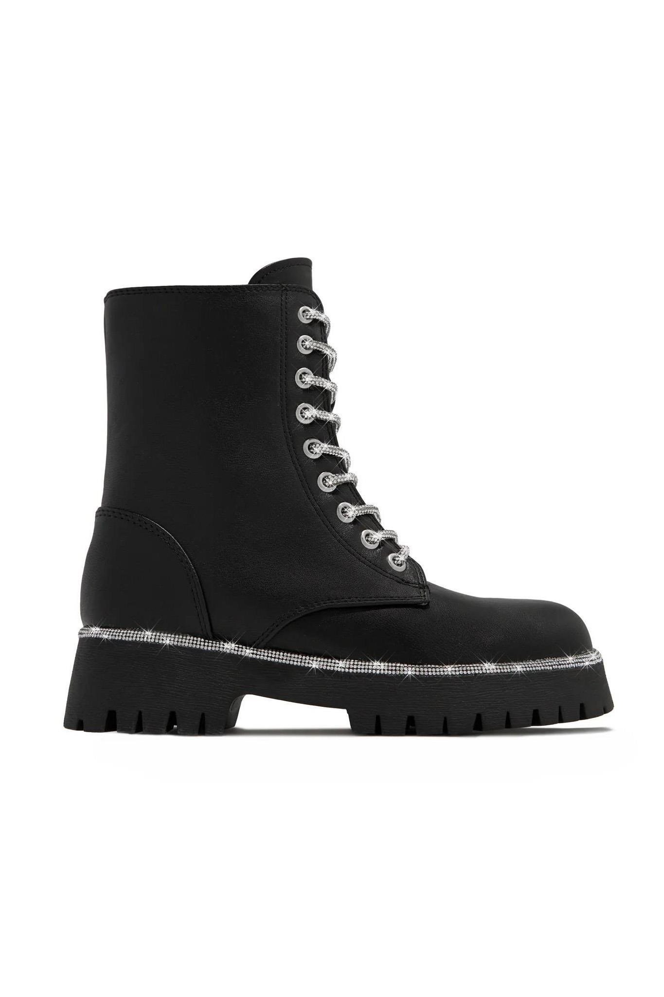 Jenkins Boots Black - Düz Bot