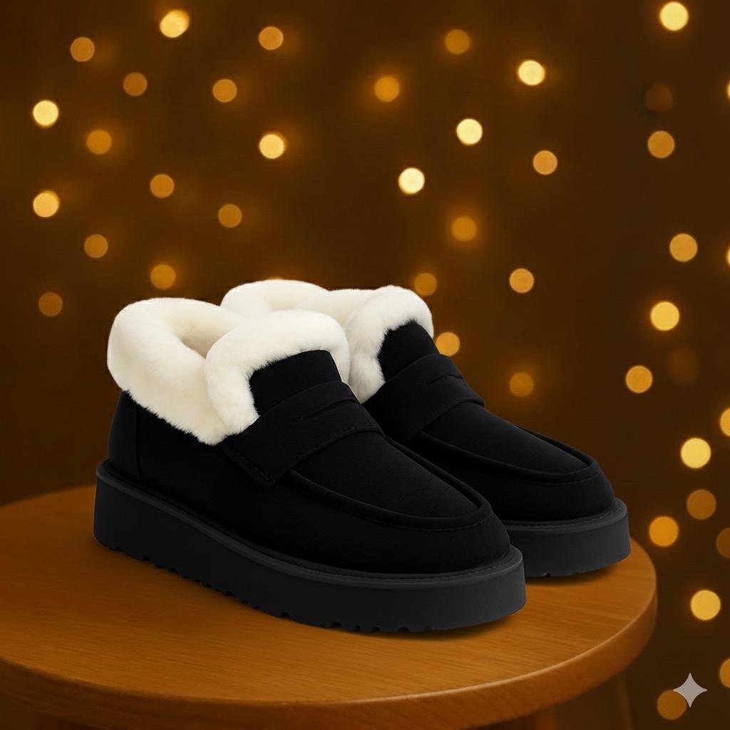 Jingel Bot Siyah - Düz Bot