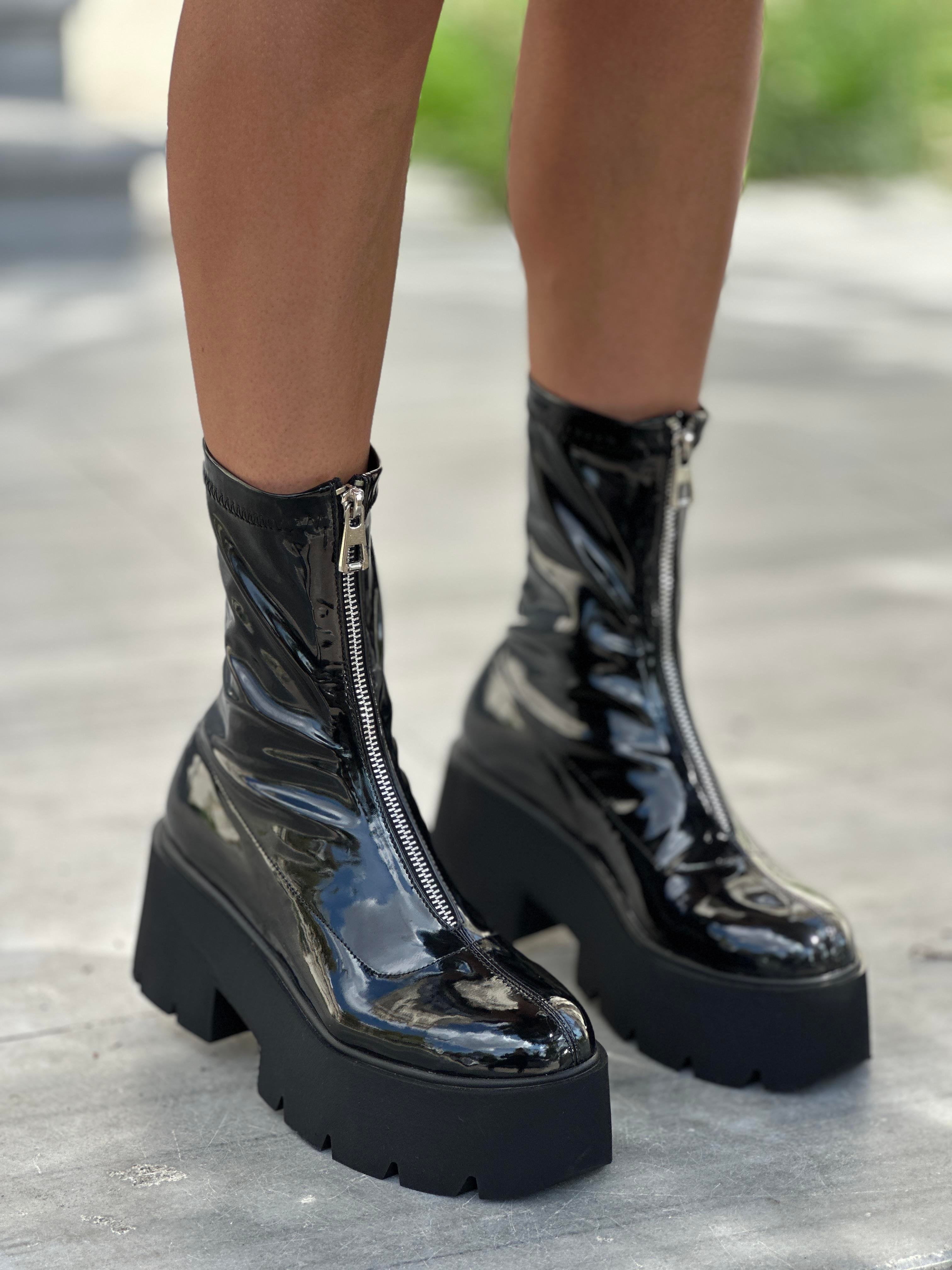 Josmo Rugan Bot Siyah - Topuklu Bot