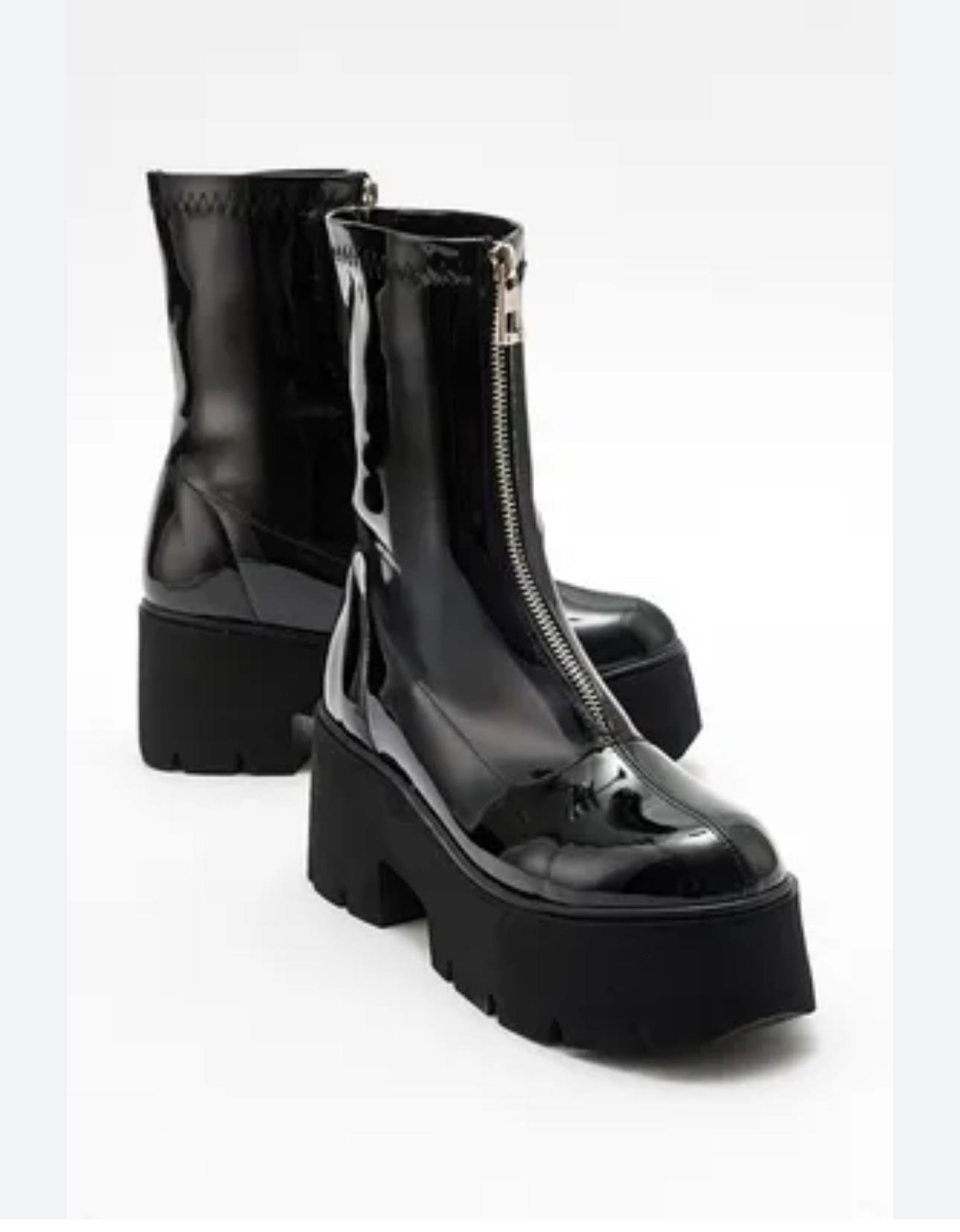 Josmo Rugan Bot Siyah - Topuklu Bot