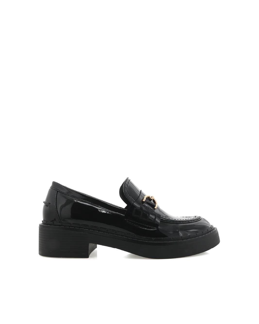 July Rugan Loafer Siyah - KADIN AYAKKABI
