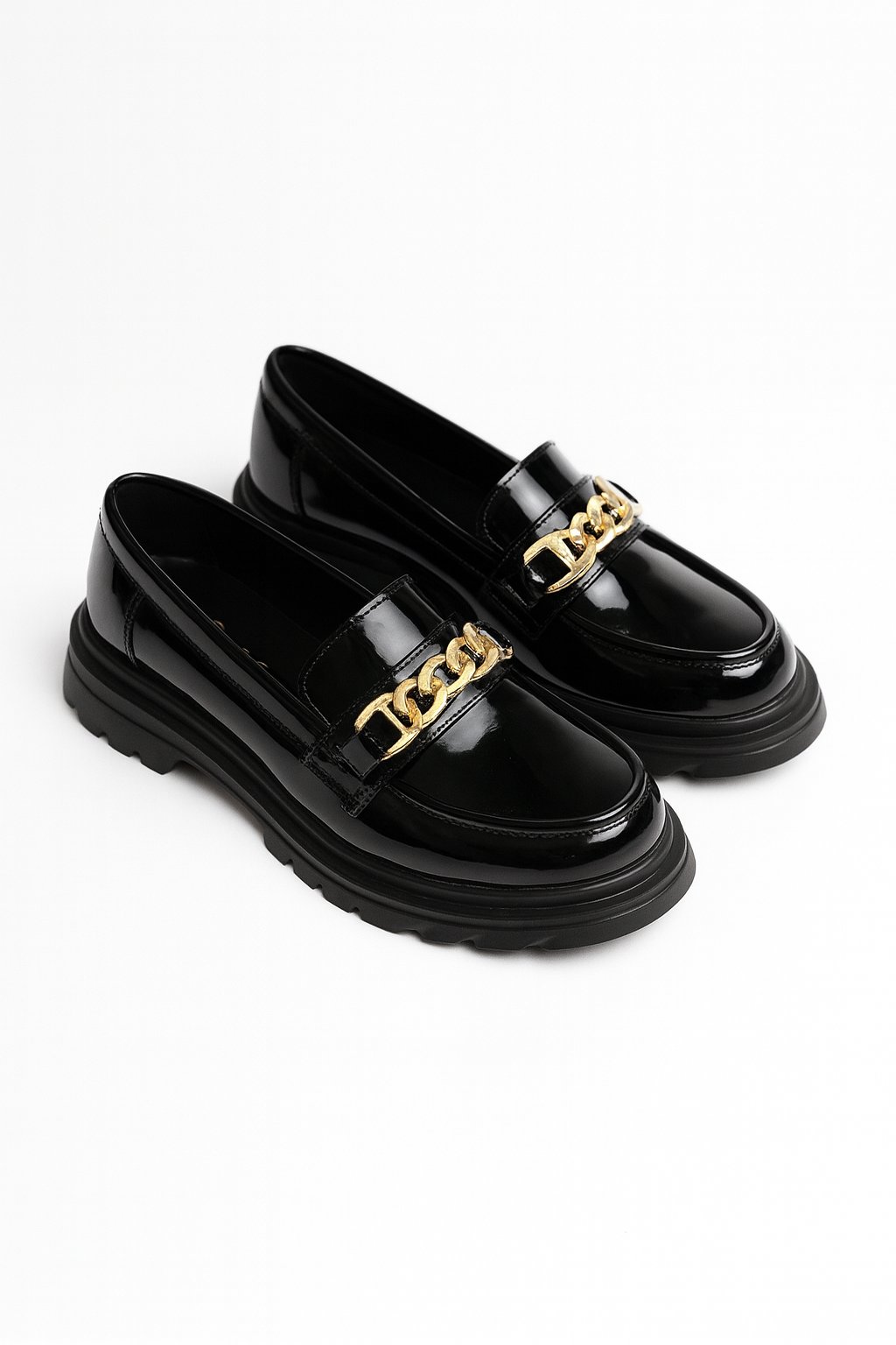 Komme Rugan Loafer Siyah - Loafer
