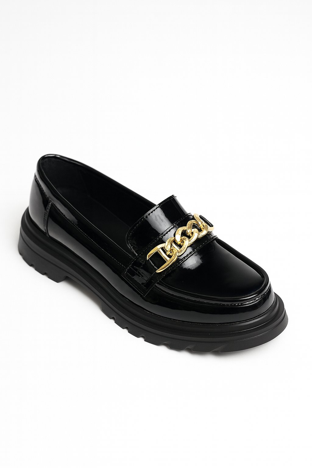 Komme Rugan Loafer Siyah - Loafer