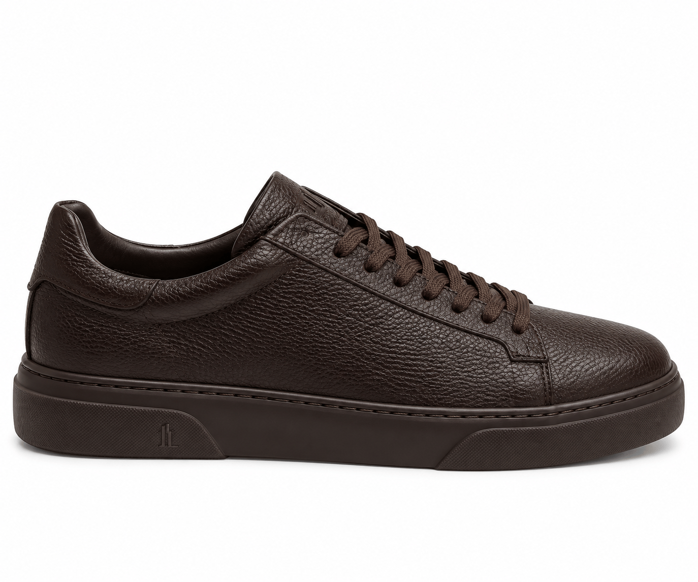 Leather Hakiki Deri Spor Ayakkabı Koyu Kahve - Spor Ayakkabı