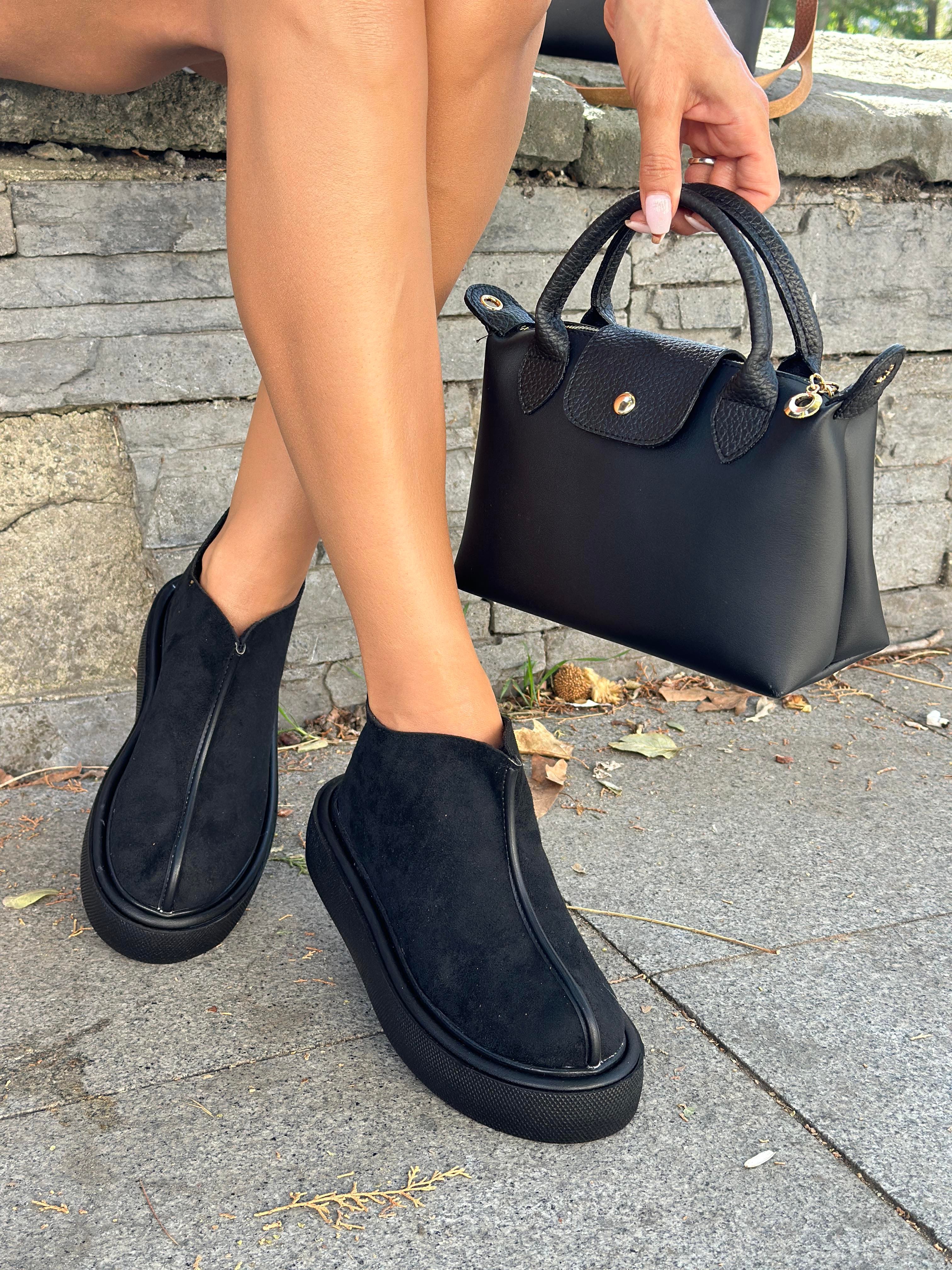 Lena Bot Siyah - ANKLE BOOTS