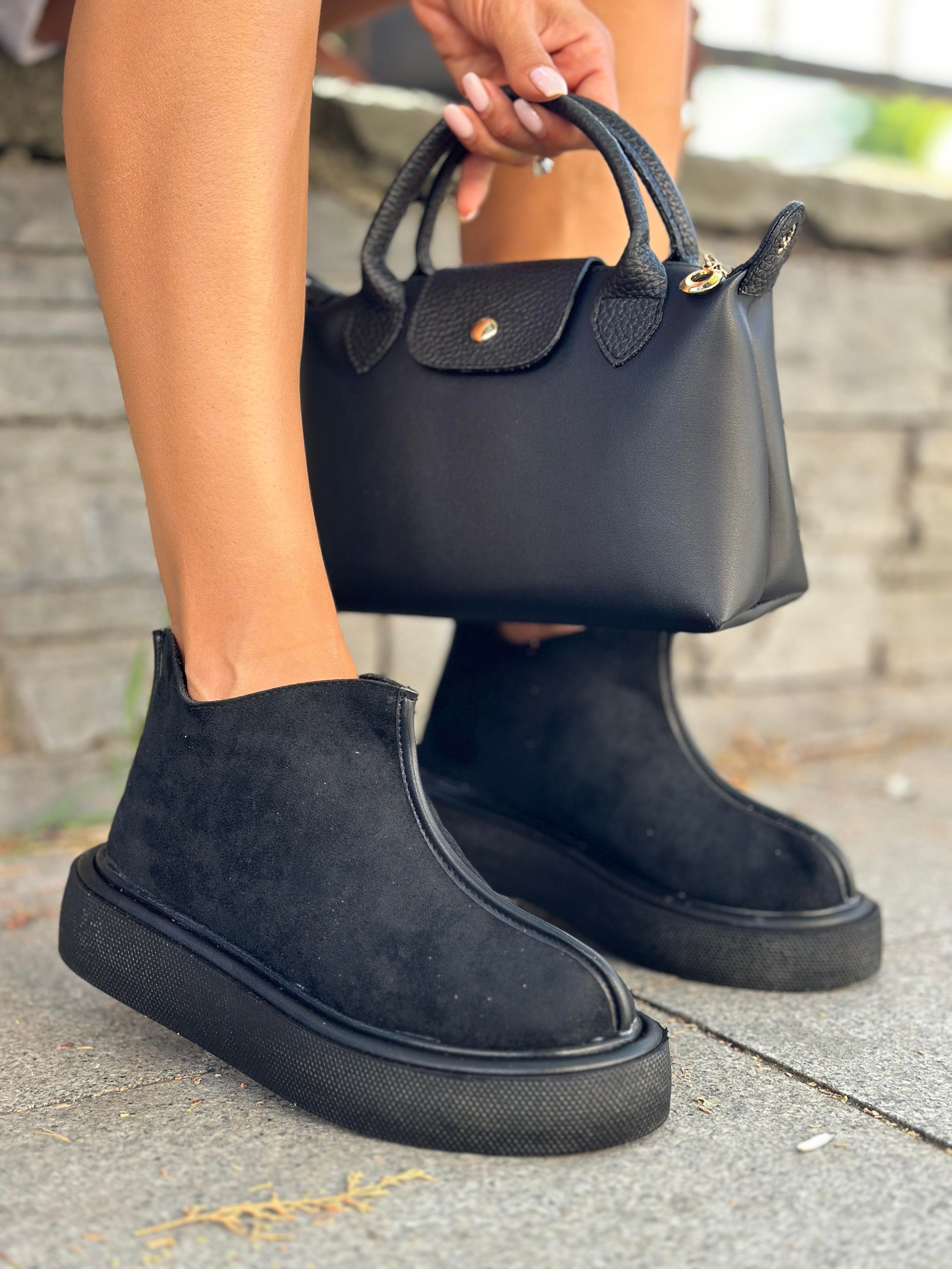 Lena Bot Siyah - ANKLE BOOTS