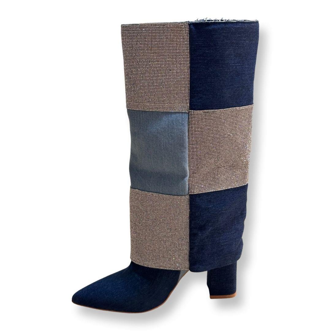 Lenora Uzun Çizme Kot Rengi - WOMAN SHOES
