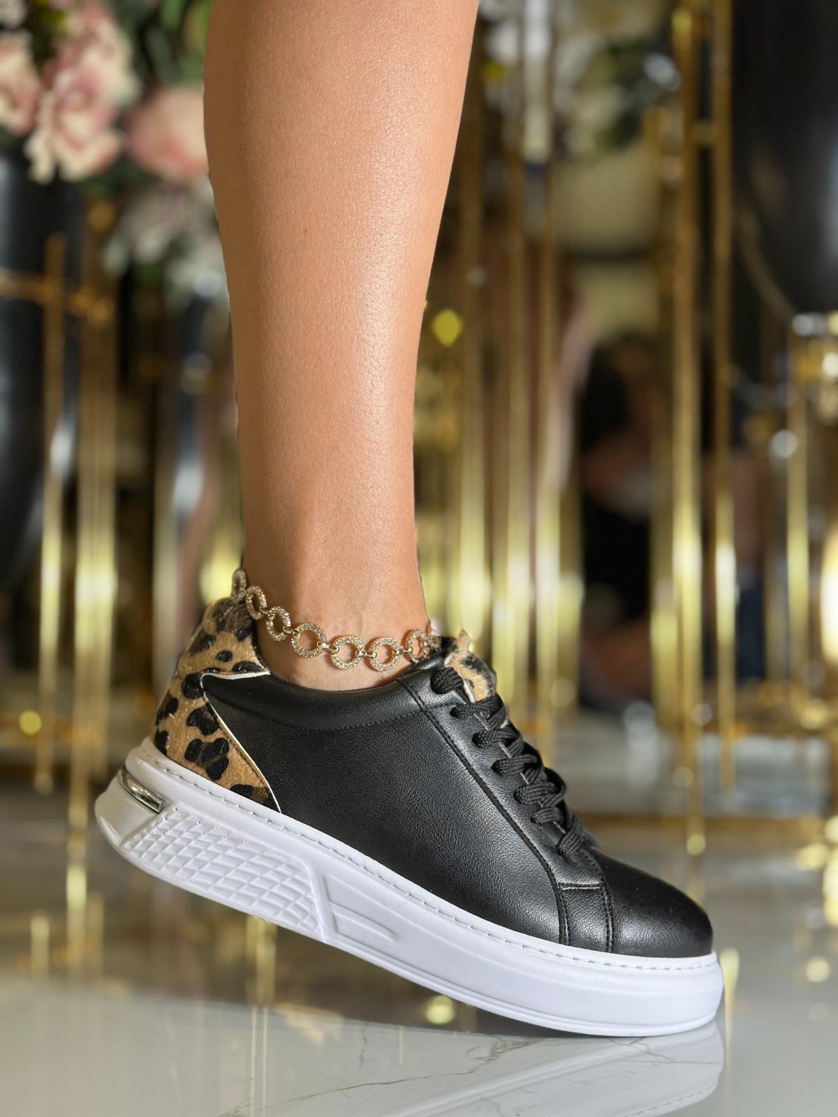 Leoni Spor Ayakkabı Siyah - WOMAN SHOES