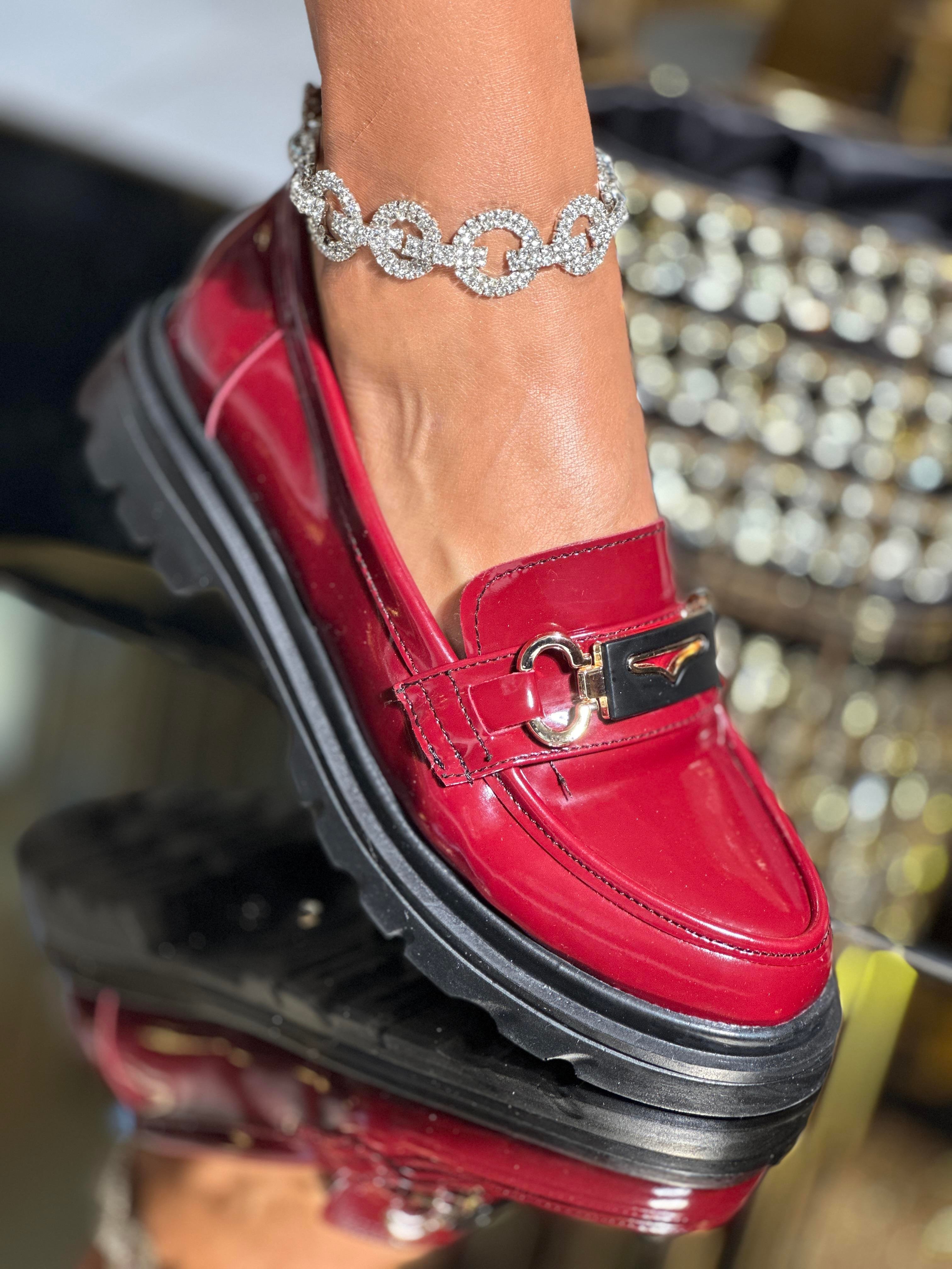 Lessy Rugan Loafer Kırmızı - KADIN AYAKKABI