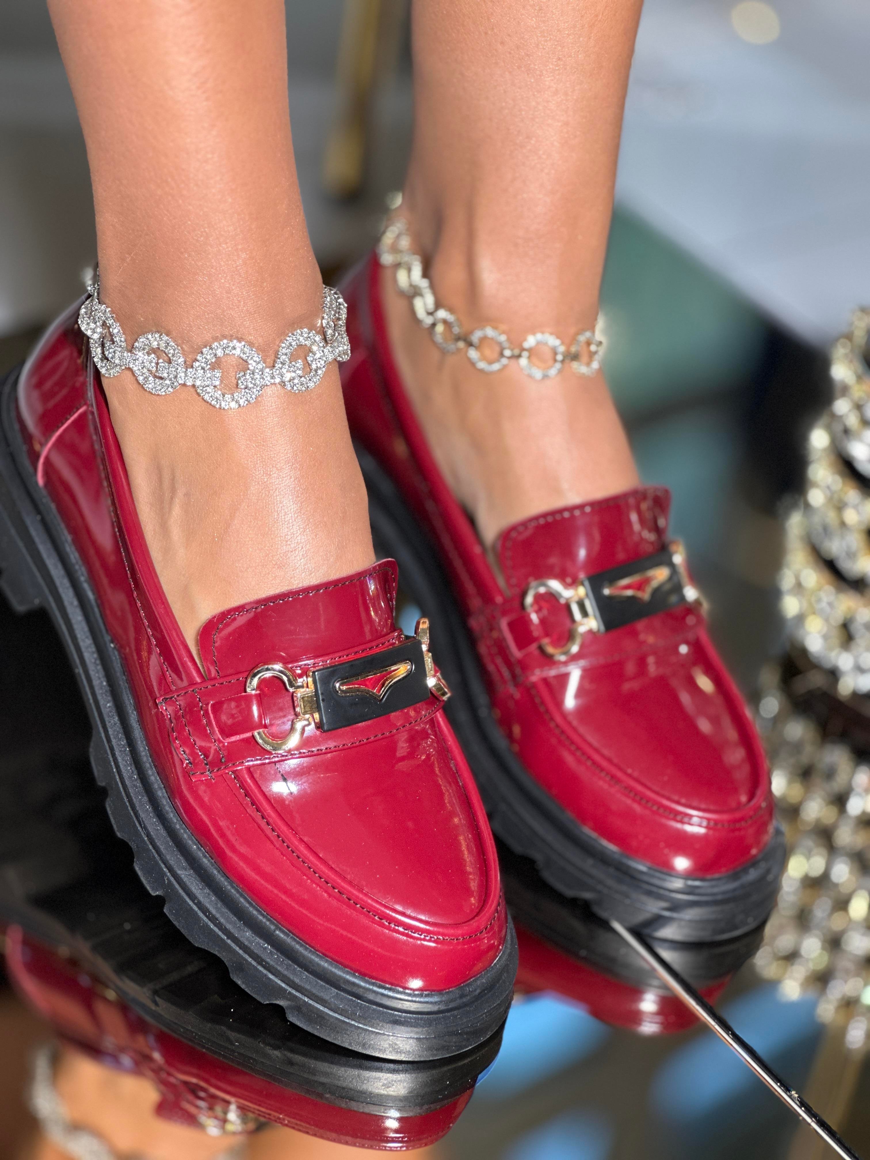 Lessy Rugan Loafer Kırmızı - KADIN AYAKKABI
