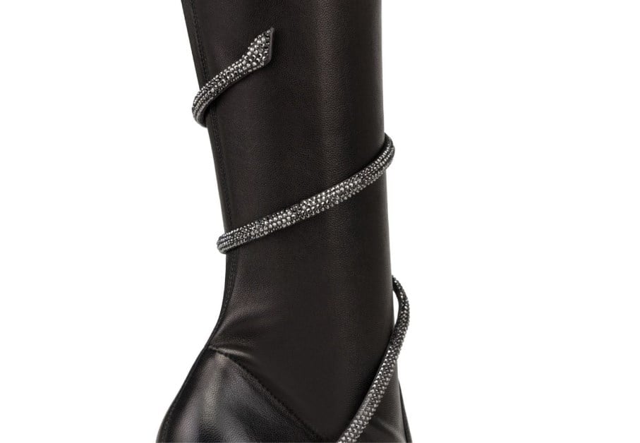 Lidya Knee-High  Long Boot Black - Topuklu Çizme