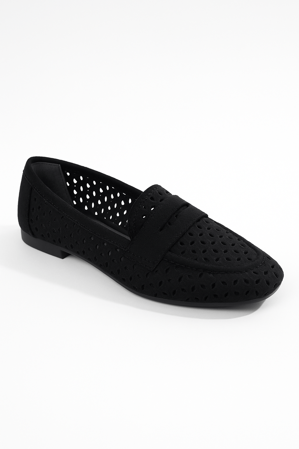 Lifulya Özel Tasarım Süet Loafer Siyah - Loafer