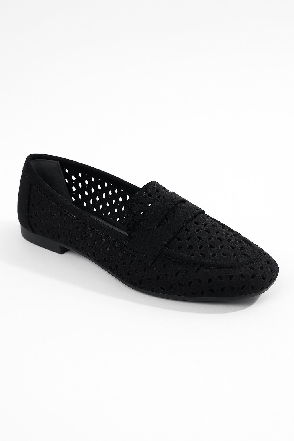 Lifulya Özel Tasarım Süet Loafer Siyah - Loafer
