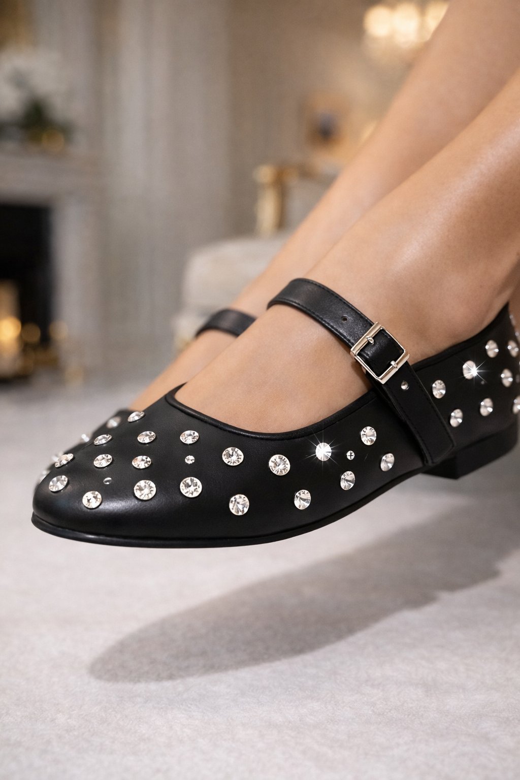 Lily Babet Siyah - Düz Babet