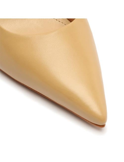 Loila Deri Stiletto Bej - KADIN AYAKKABI