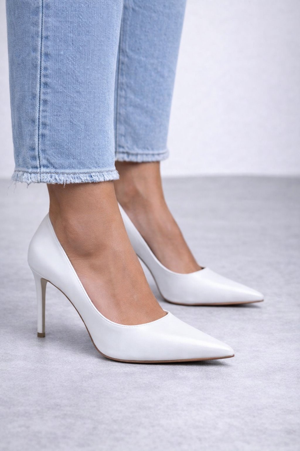 Loila Stiletto Beyaz - Stiletto