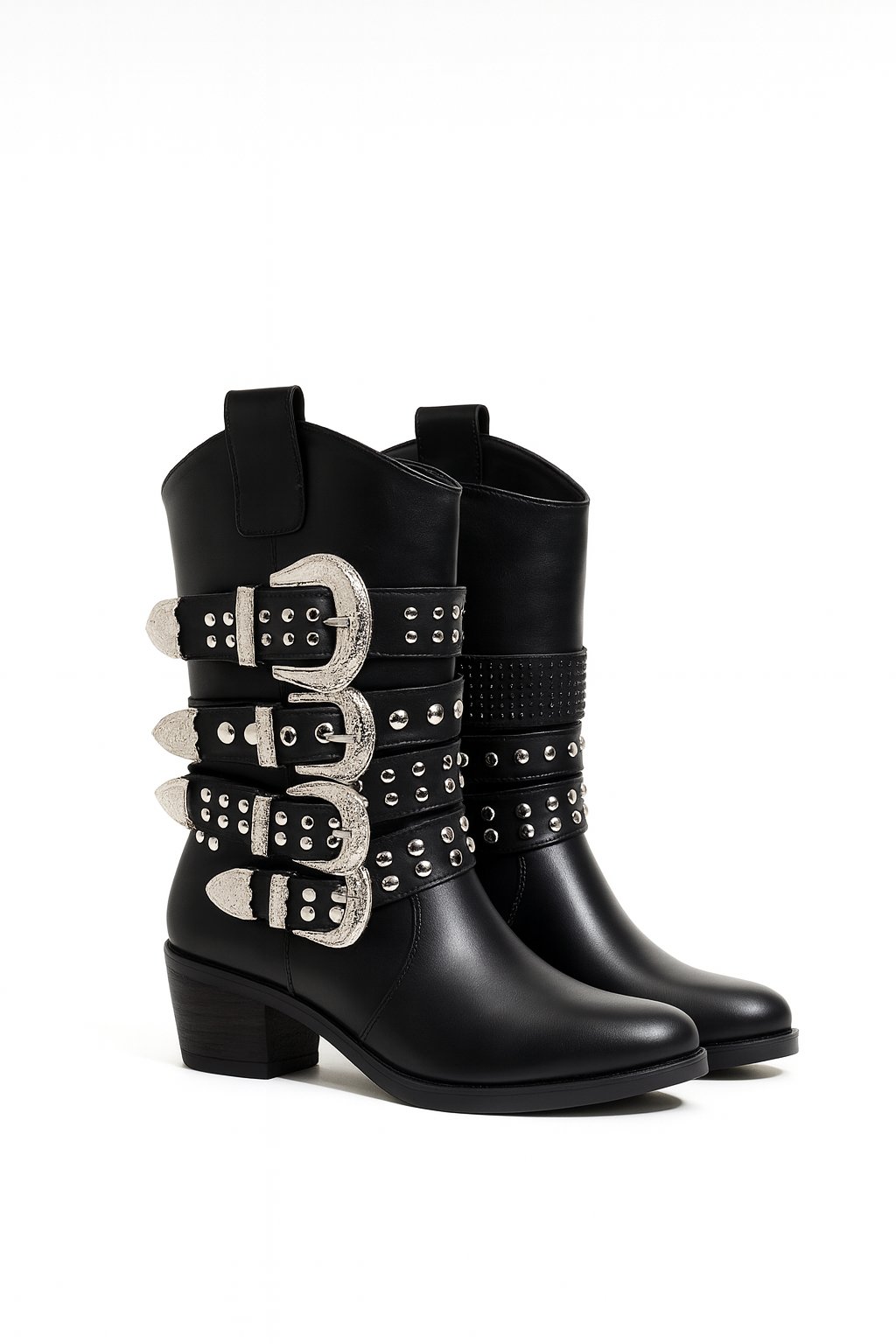 London Hakiki Deri Bot Siyah - KADIN AYAKKABI