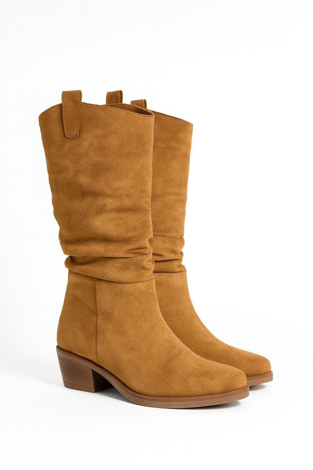 Lossi Süet Bot Taba - Topuklu Bot
