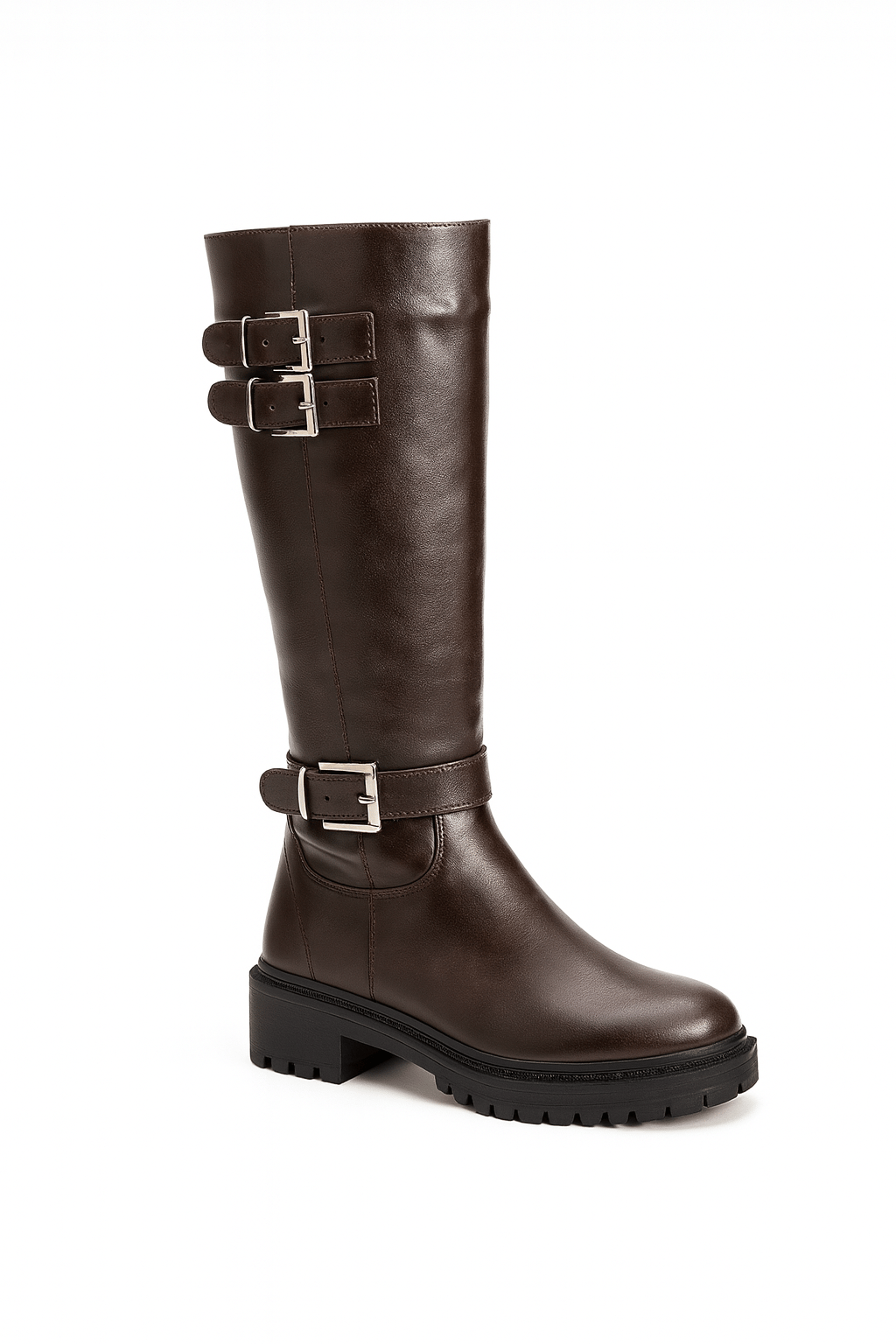 Luccy Diz Altı Uzun Çizme Kahverengi - WOMAN SHOES