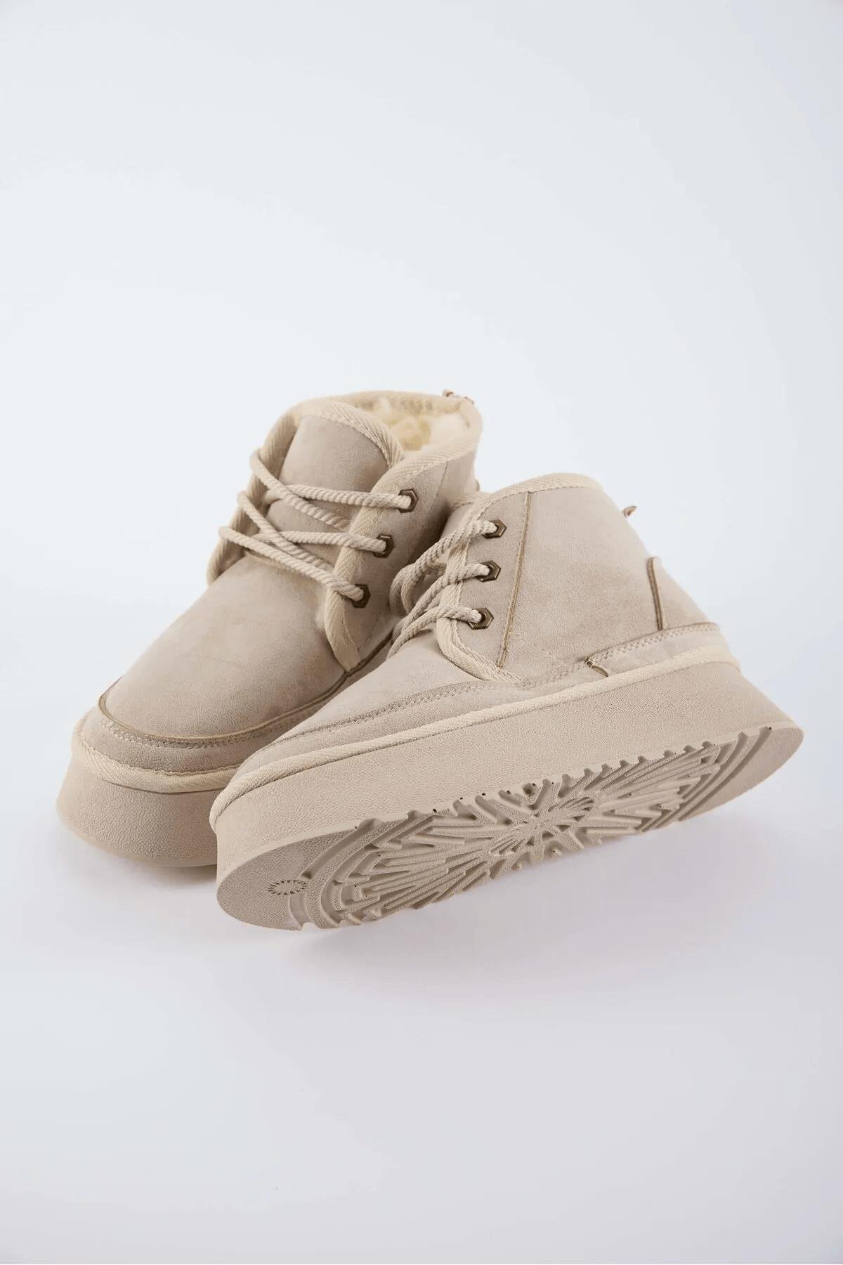 Lui Bot Bej - ANKLE BOOTS