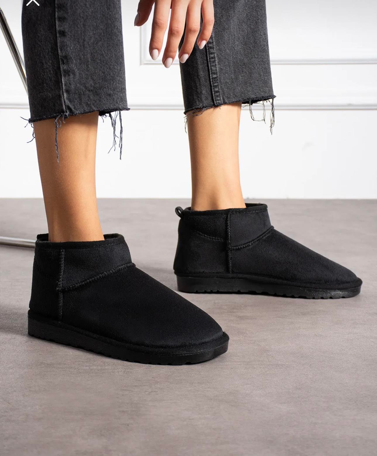 Lula Süet Bot Siyah - BOT