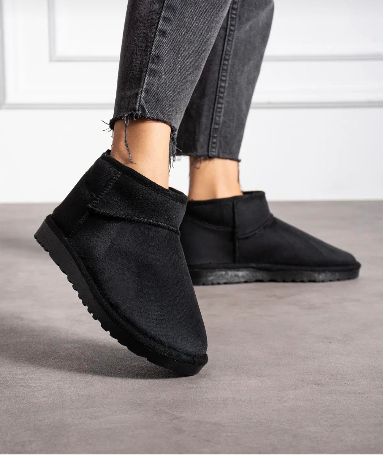 Lula Süet Bot Siyah - BOT