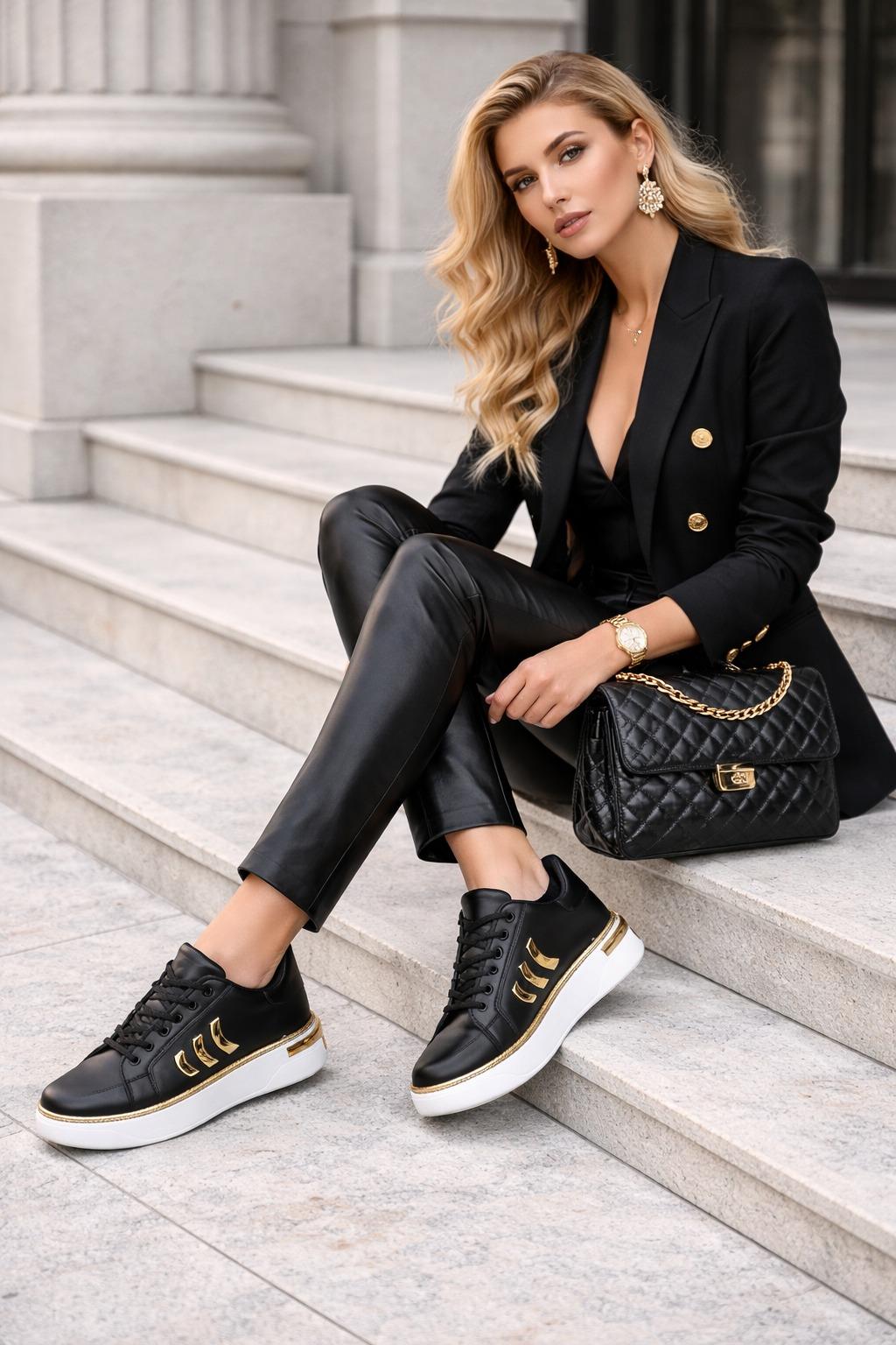 Lumina Spor Ayakkabı Siyah - Spor Ayakkabı