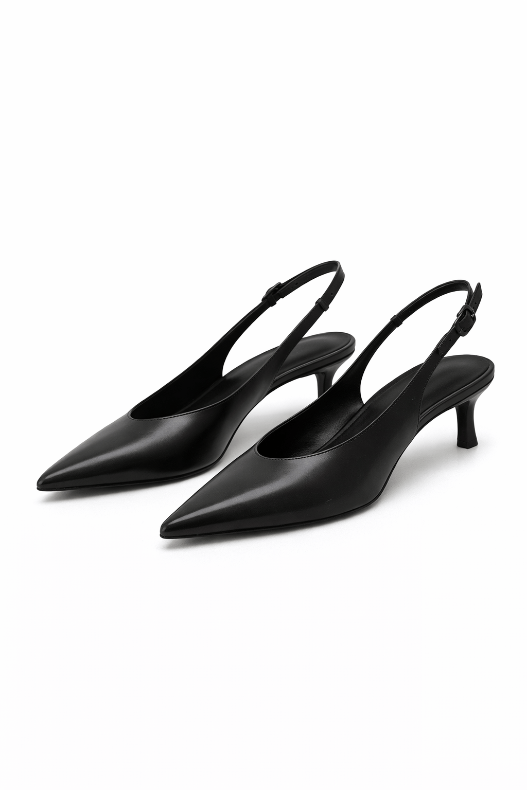 Lumiére Topuklu Slingback Stiletto Siyah - Stiletto