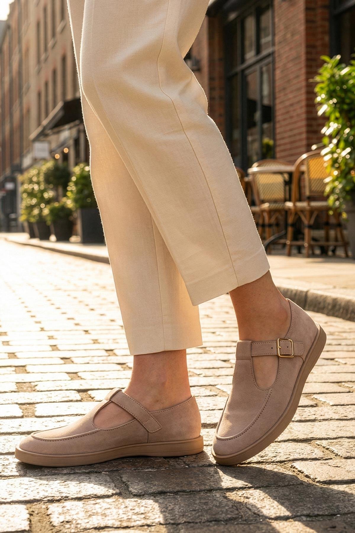 Luna Soft Loafer Bej - Loafer