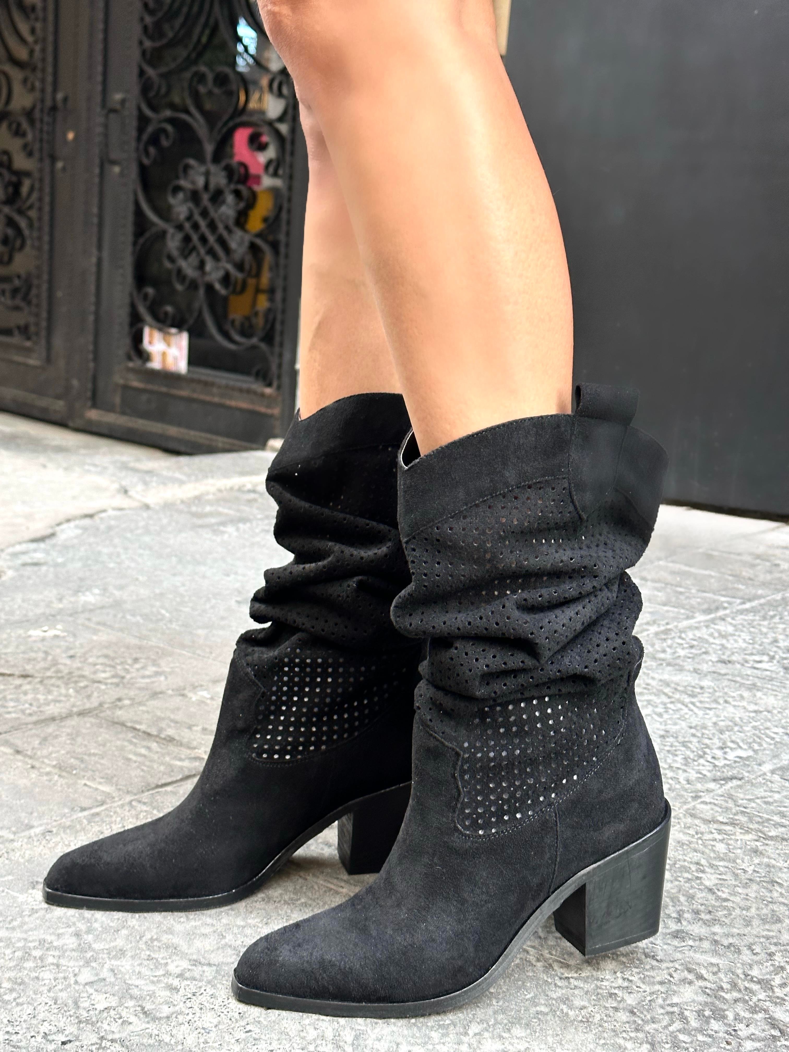 Marcella Bot Siyah - KADIN AYAKKABI