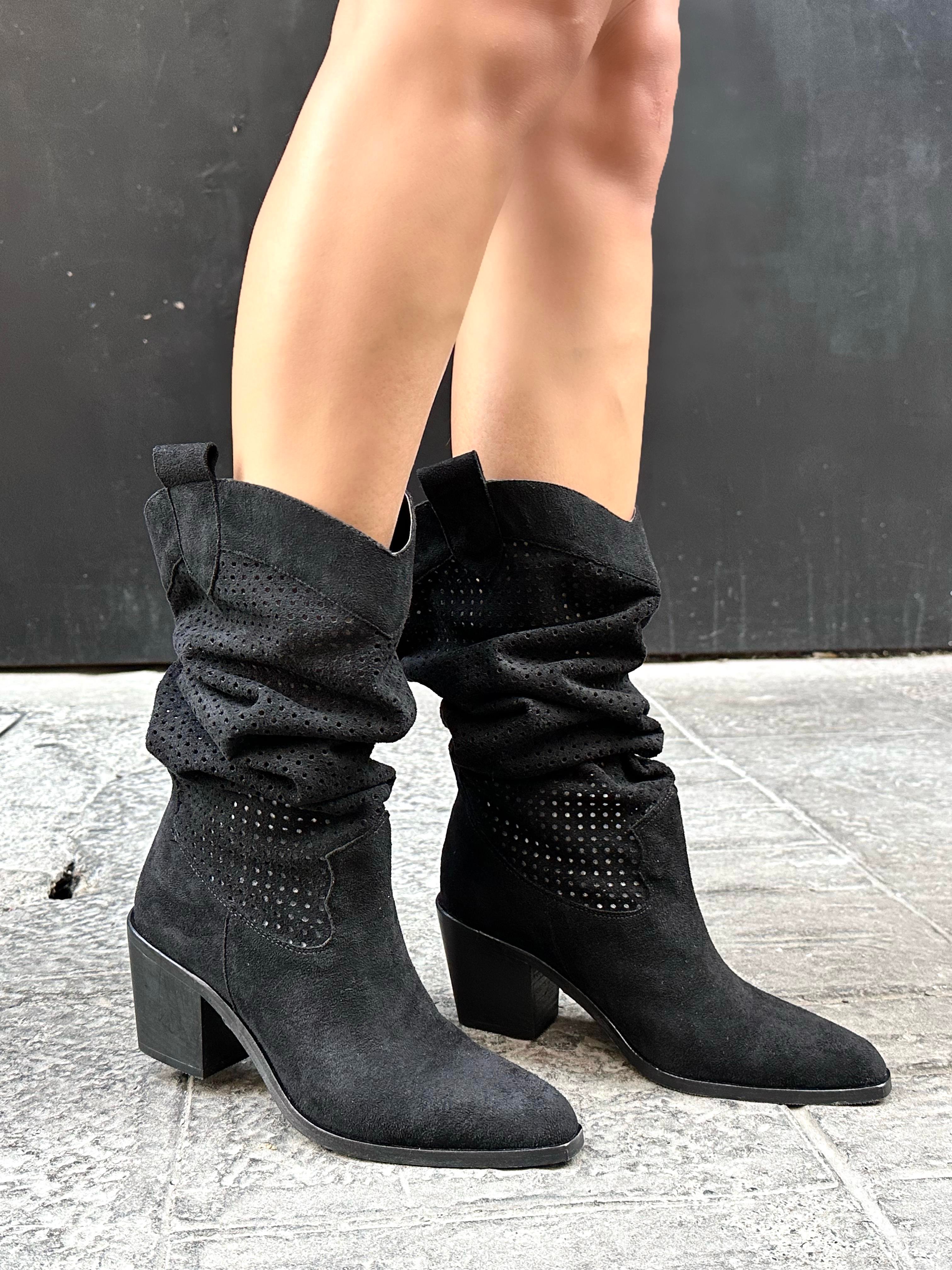 Marcella Bot Siyah - KADIN AYAKKABI