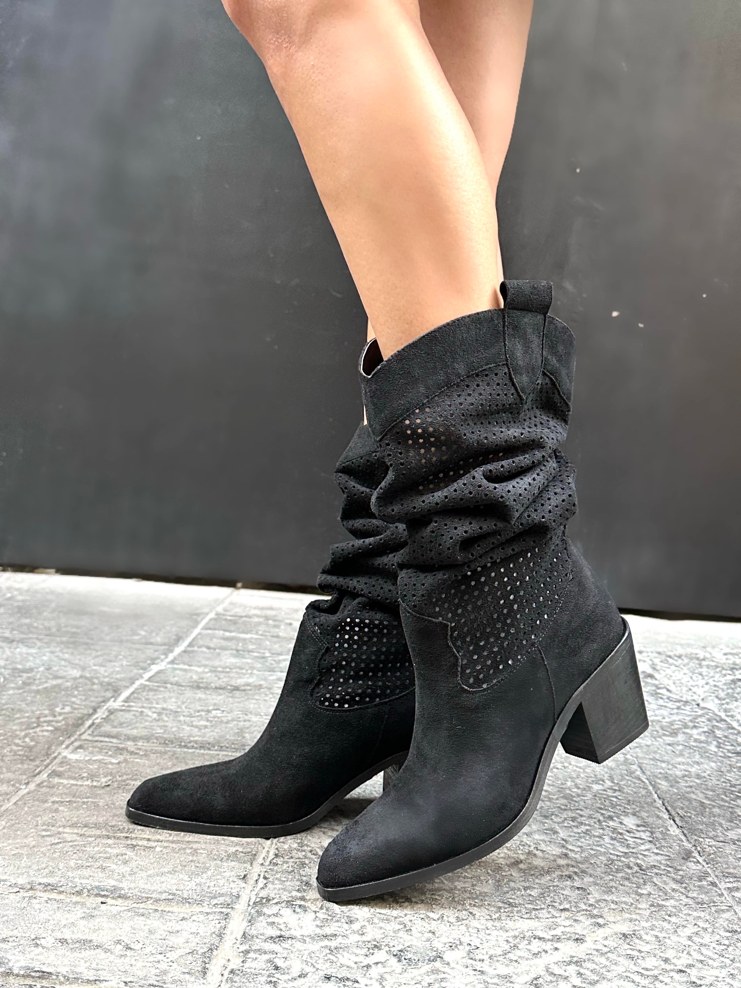 Marcella Bot Siyah - KADIN AYAKKABI