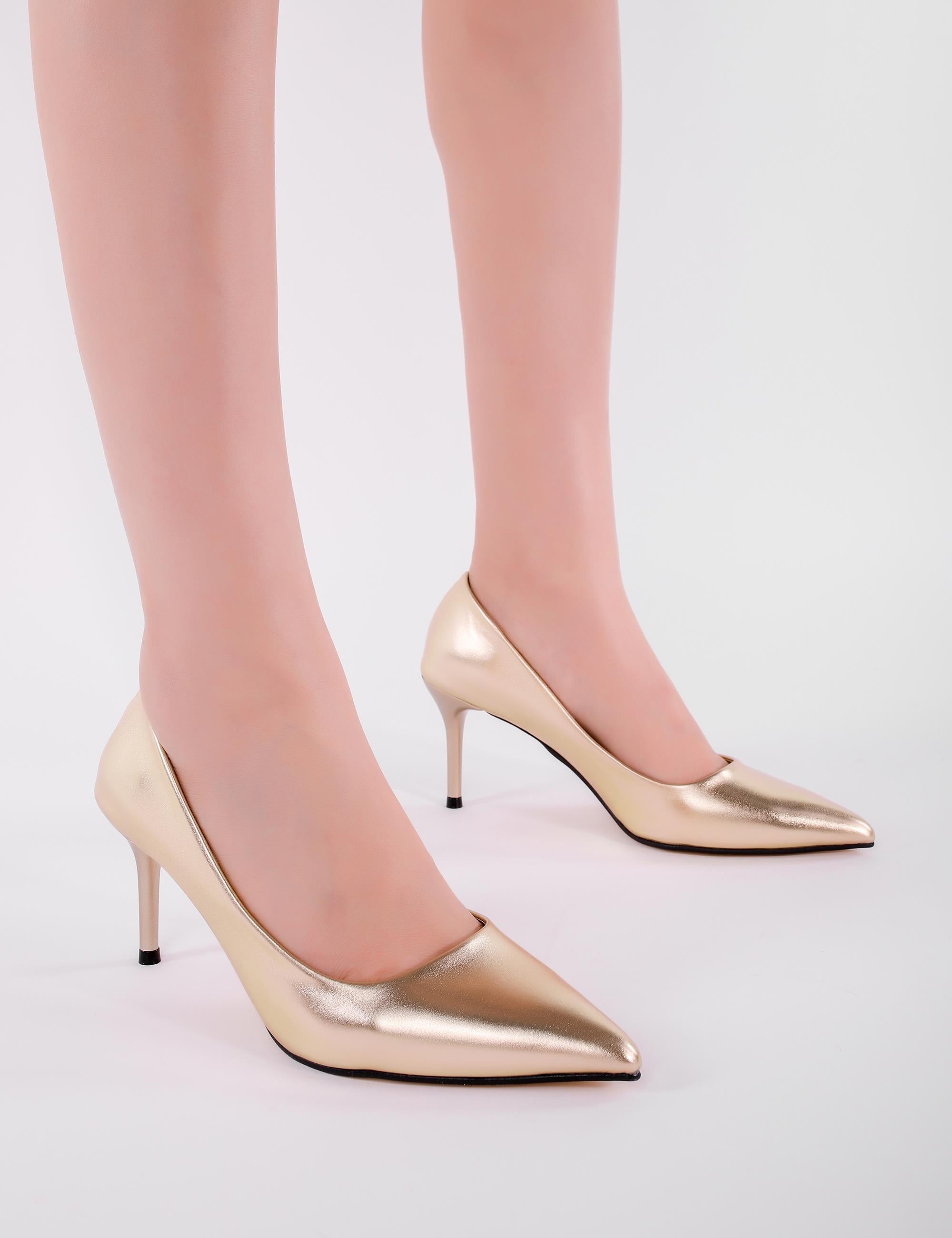 Margaret Stiletto Gold - KADIN AYAKKABI