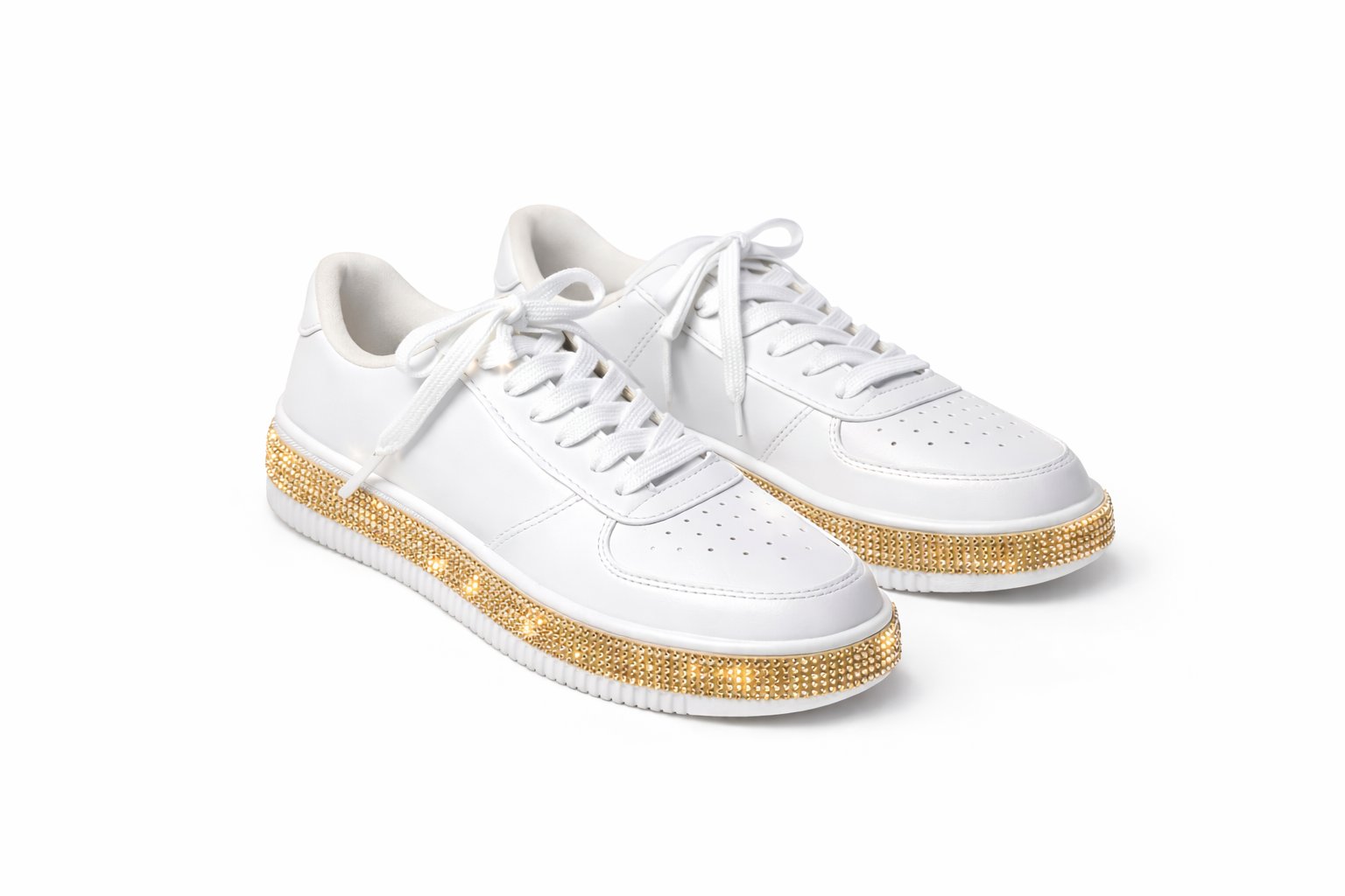 Mea Taşlı Spor Ayakkabı Beyaz - Spor Ayakkabı