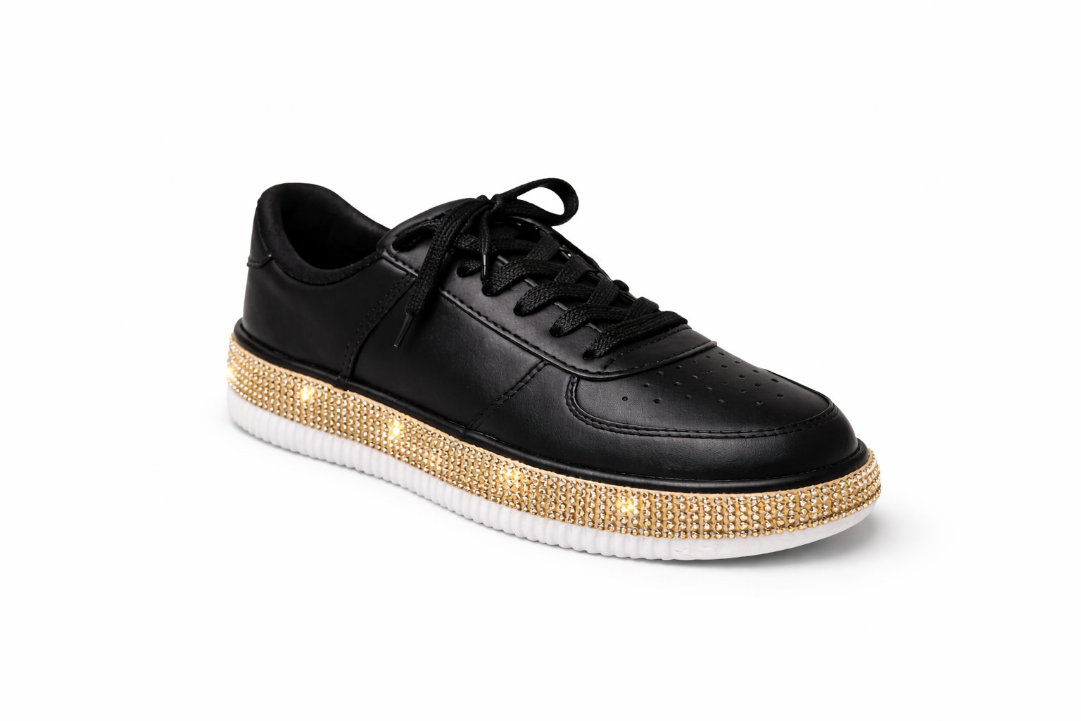 Mea Taşlı Spor Ayakkabı Siyah - 