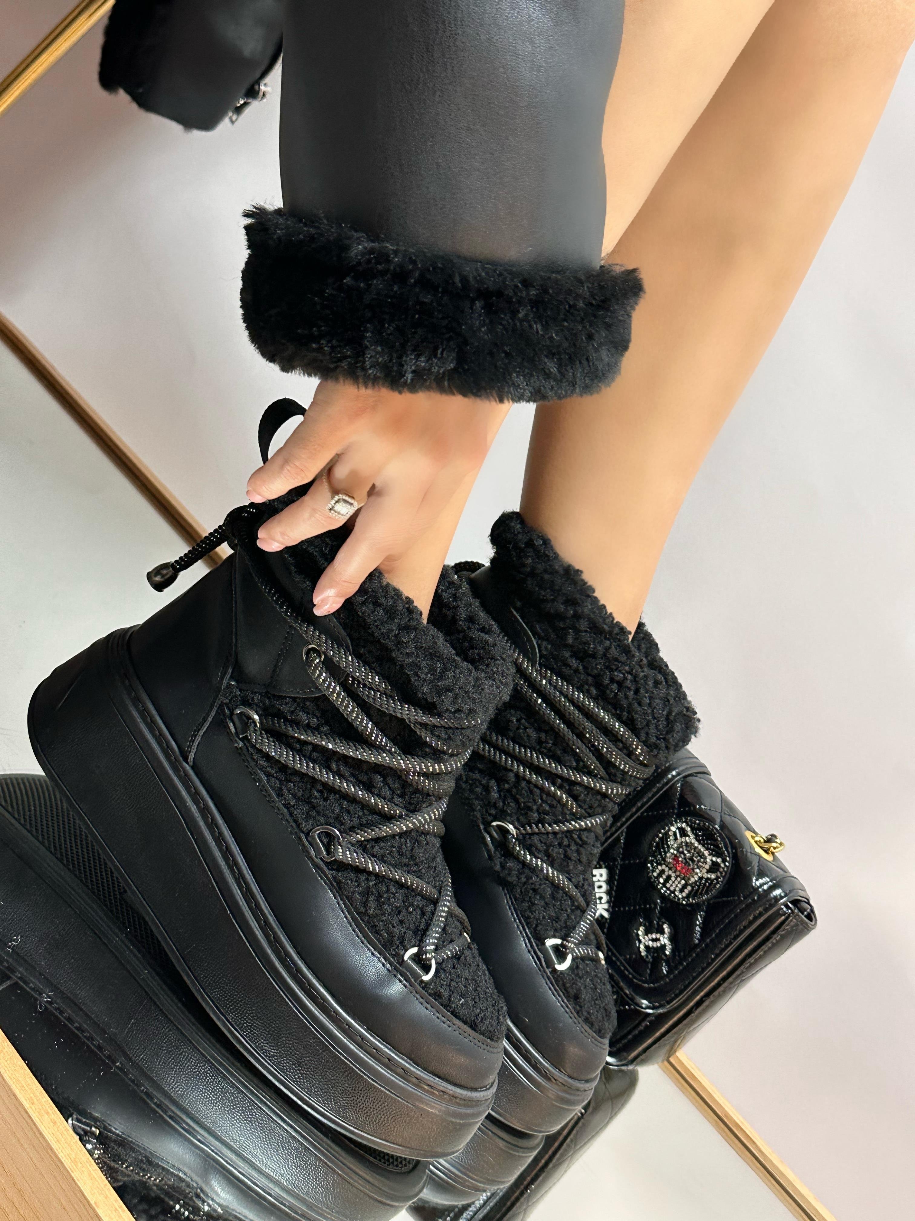 Melly Bot Siyah - WOMAN SHOES