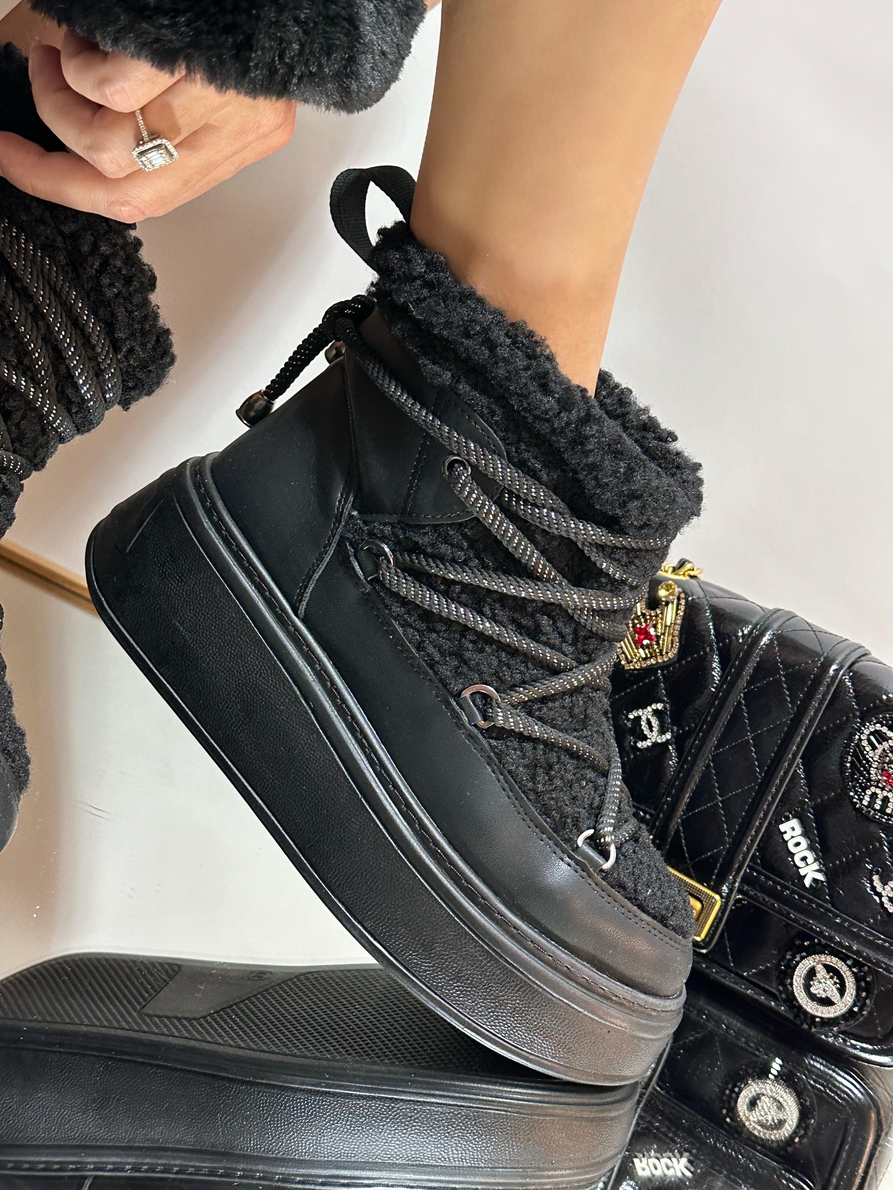 Melly Bot Siyah - WOMAN SHOES