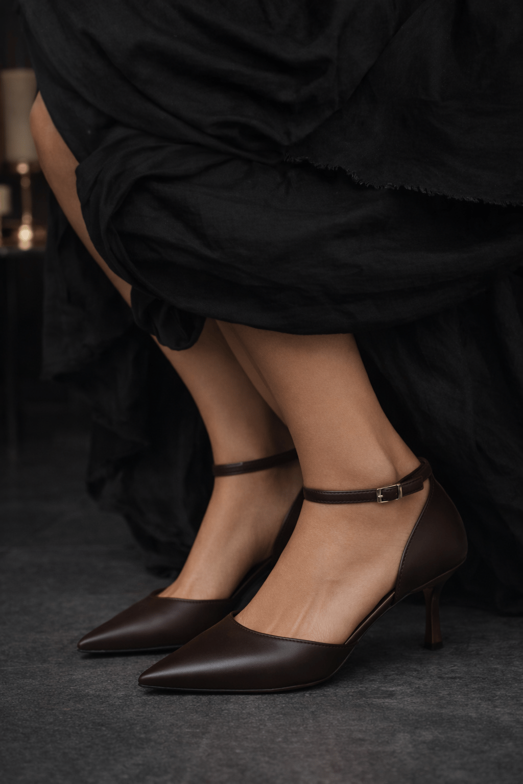 Milano Grace Stiletto Kahverengi - Stiletto