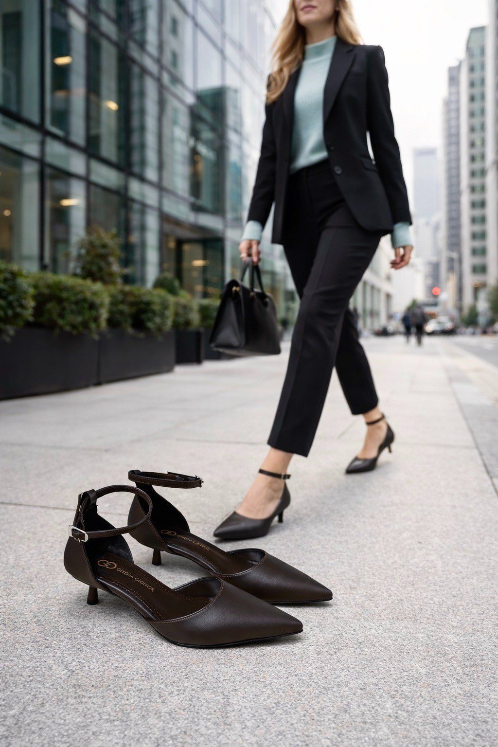 Milano Grace Stiletto Kahverengi - Stiletto