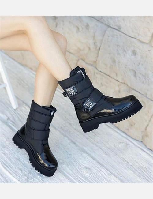 Mirce Bot Siyah - KADIN AYAKKABI