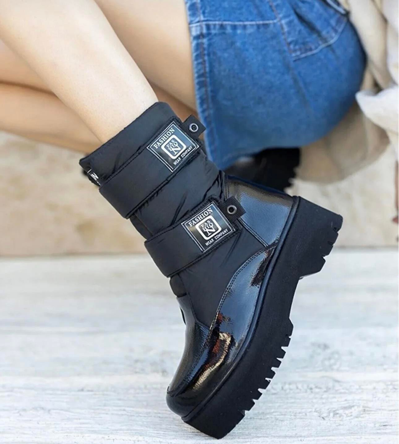 Mirce Bot Siyah - KADIN AYAKKABI