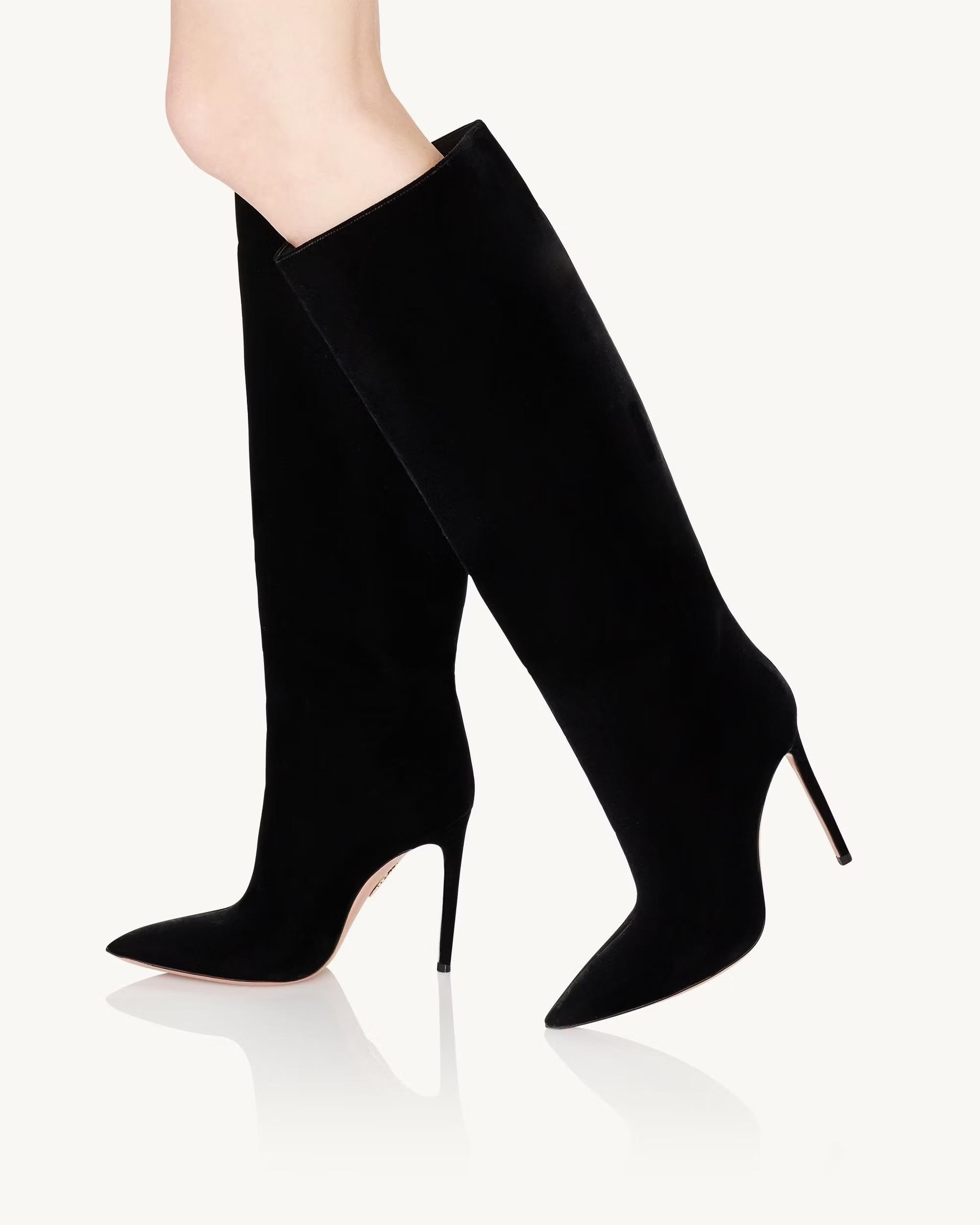 Mirel Long Boot Black - Topuklu Çizme