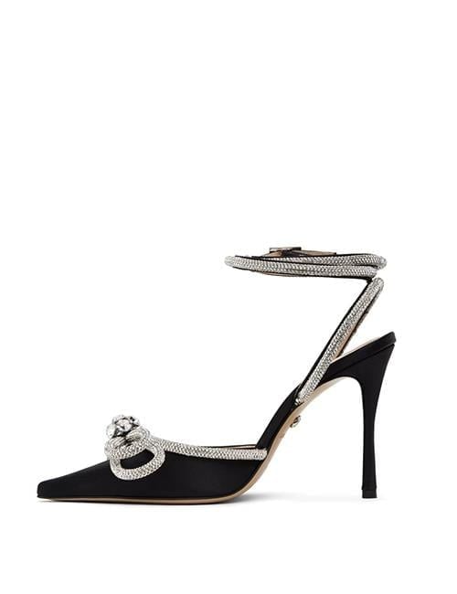 Moche Kristal Taşlı Stiletto Siyah - Stiletto