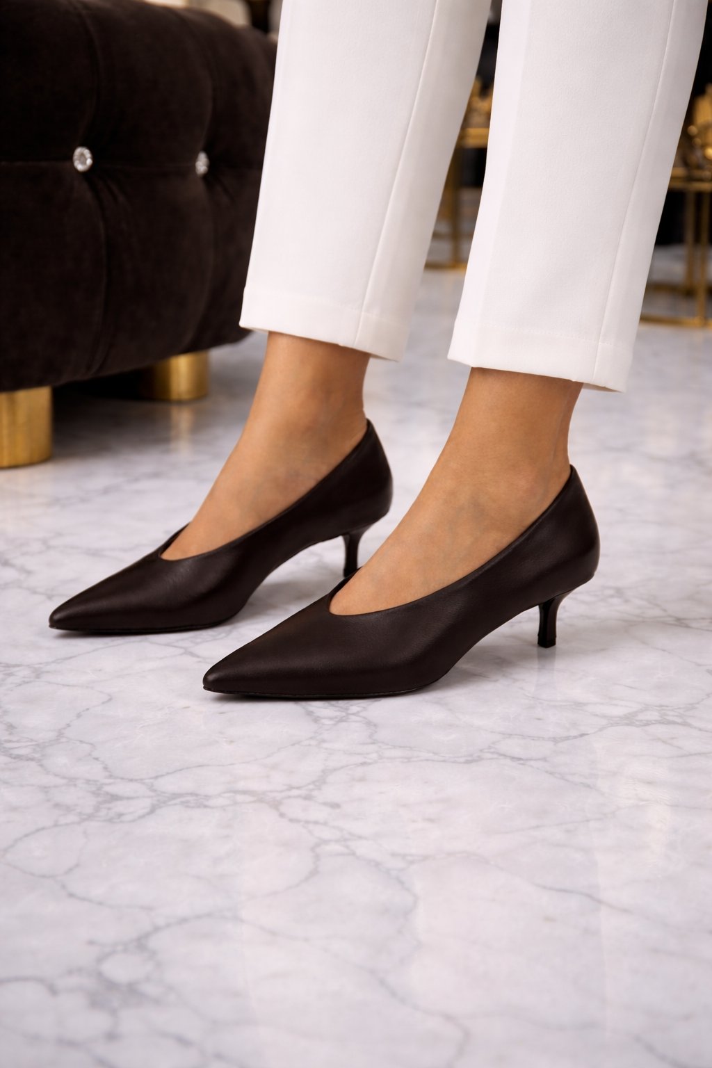 Monaco Stiletto Kahverengi - Stiletto