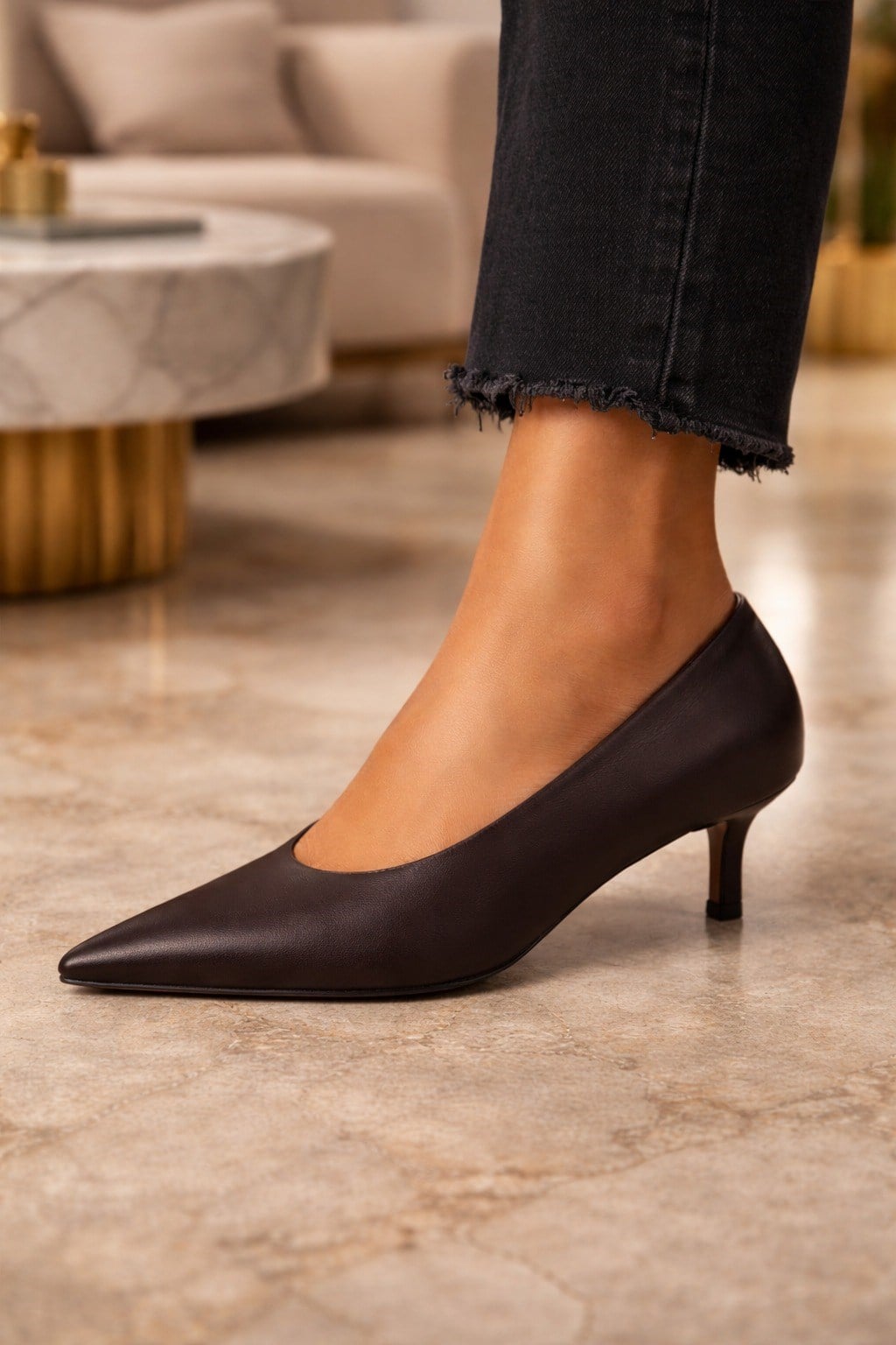 Monaco Stiletto Kahverengi - Stiletto