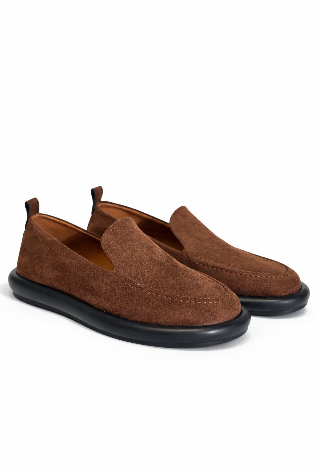 Monako Soft Süet Loafer Taba - Loafer